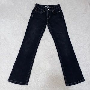 White House Black Market Blac Or Boot Leg Jeans, Low Waist